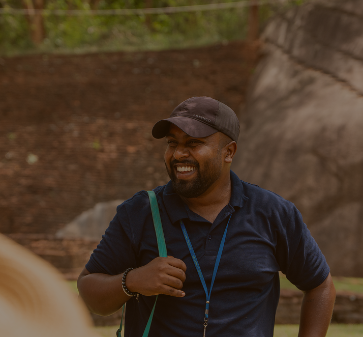 A TFG guide at Sigiriya